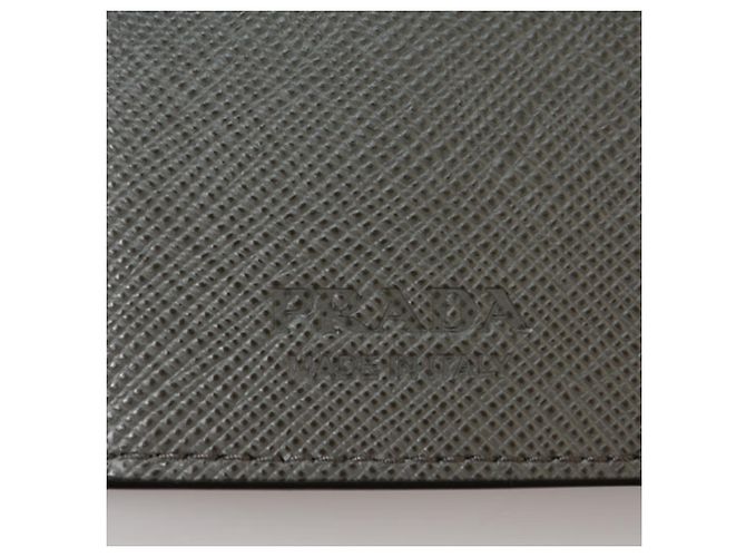 Prada Leder Schlüsselanhänger Braun Schwarz - Ansicht 7