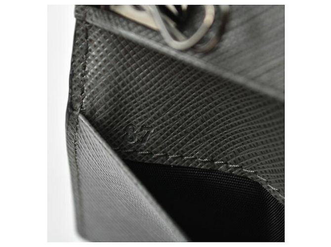 Prada Leder Schlüsselanhänger Braun Schwarz - Ansicht 8