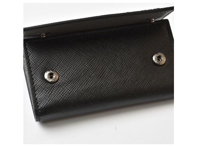 Prada Leder Schlüsselanhänger Braun Schwarz - Ansicht 9