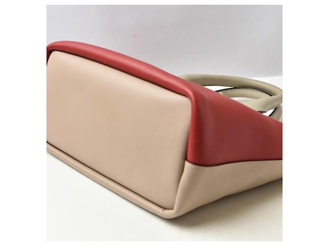 Chloé Baylee Ledertasche Rot Beige - Ansicht 7