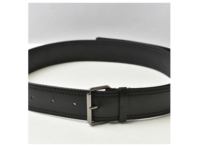 Cintura in pelle nera Christian Dior Nero - vista 11