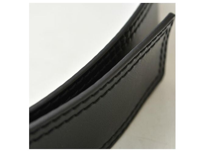 Cintura in pelle nera Christian Dior Nero - vista 12