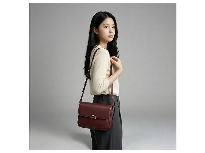 2-Way Schultertasche Cartier C Bordeaux - Ansicht 3