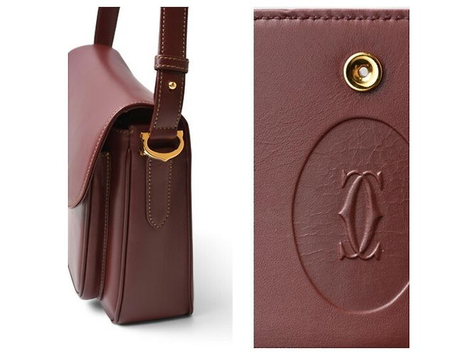 2-Way Schultertasche Cartier C Bordeaux - Ansicht 4