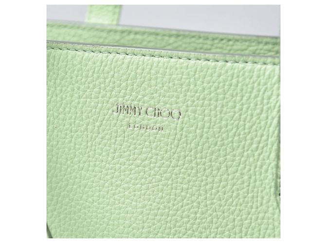 Borsa a tracolla in pelle Jimmy Choo Pegasi N S Peppermint con borchie a stella Verde - vista 4