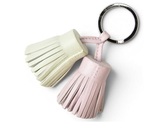 Hermès Hermes Carmen Unodos Schlüsselanhänger Pink Grün - Ansicht 2