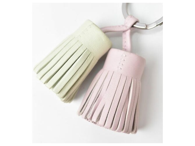 Hermès Hermes Carmen Unodos Schlüsselanhänger Pink Grün - Ansicht 5