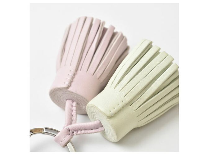 Hermès Hermes Carmen Unodos Schlüsselanhänger Pink Grün - Ansicht 6