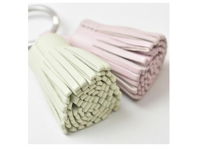 Hermès Hermes Carmen Unodos Schlüsselanhänger Pink Grün - Ansicht 7