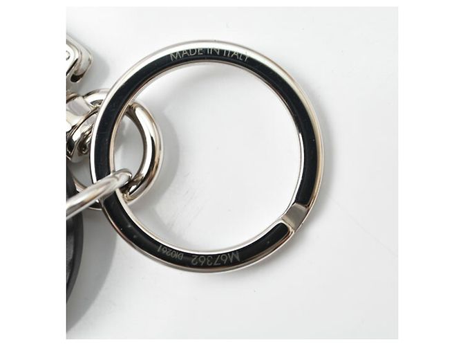 Portachiavi Charm Louis Vuitton LV Circle Bag Nero Argento - vista 5