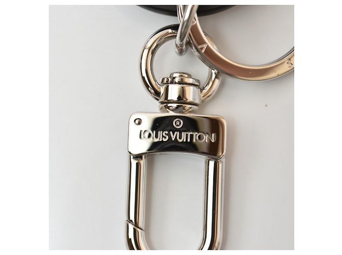 Portachiavi Charm Louis Vuitton LV Circle Bag Nero Argento - vista 6
