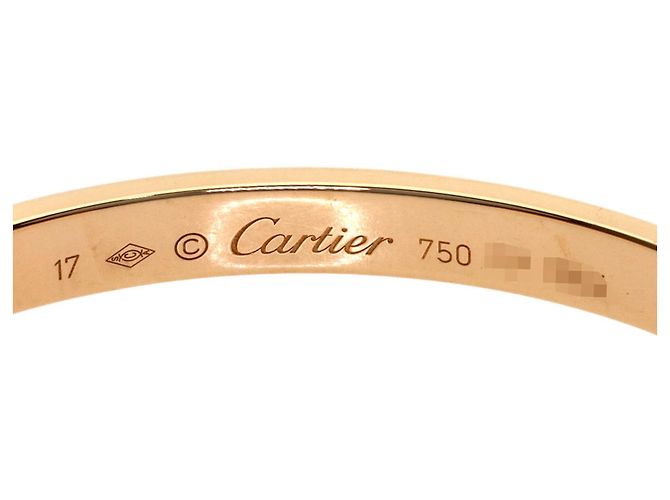 Bracciale Open Love di Cartier in oro rosa 18K - vista 4