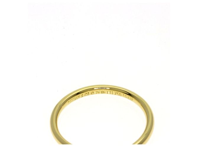 Anello a fascia curva Tiffany & Co. in oro giallo 18K - vista 5