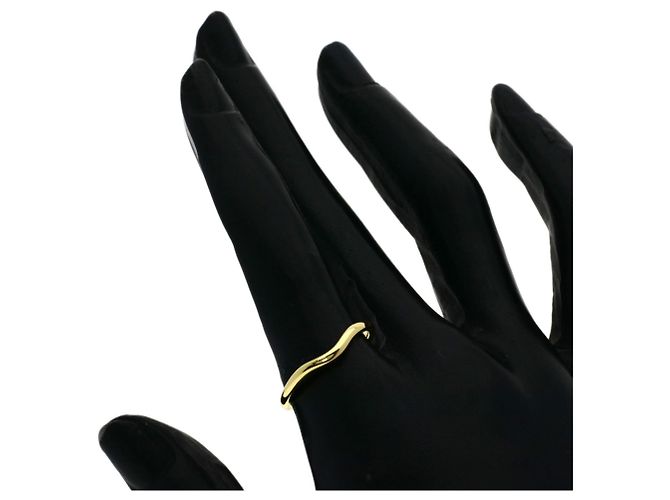 Anello a fascia curva Tiffany & Co. in oro giallo 18K - vista 6