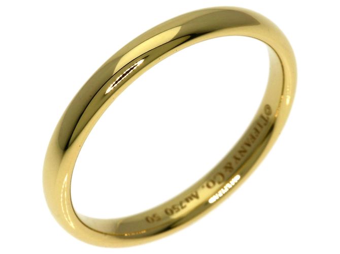 Anello nuziale Tiffany & Co. in oro giallo 18K - vista 2
