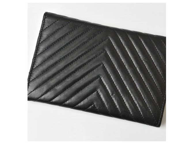 Carteira Bi-fold Chanel Preto - vista 15