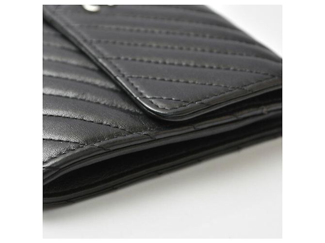 Carteira Bi-fold Chanel Preto - vista 5