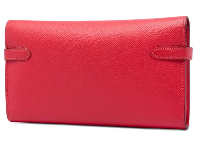 Cartera Kelly Longue Hermès en Epsom Mysore Rojo Roja - vista 2