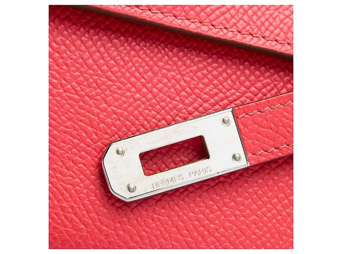 Cartera Kelly Longue Hermès en Epsom Mysore Rojo Roja - vista 5