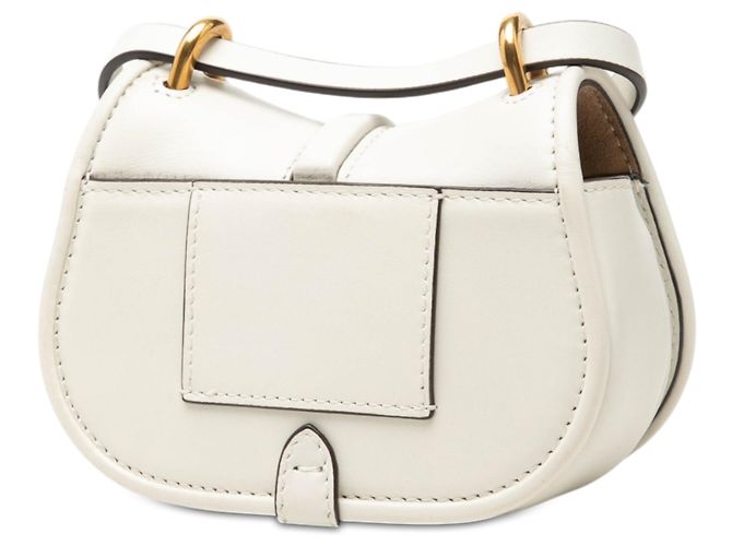 Fendi Borsa a tracolla Nano Leather C mon bianca Bianco - vista 2