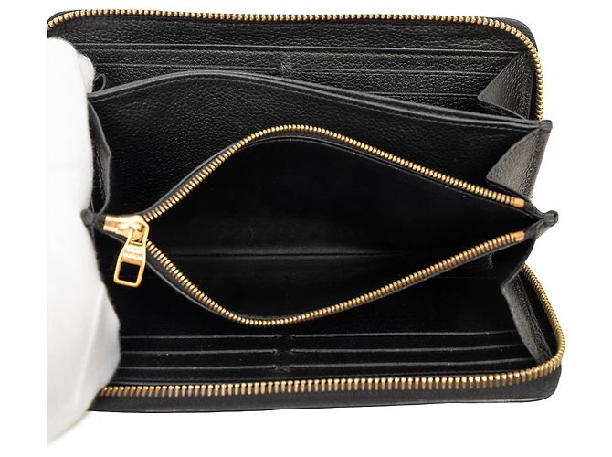 Cartera larga Zippy Monogram Empreinte negra Louis Vuitton Negro - vista 4
