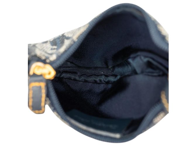 Monedero Dior Blue Diorissimo Trotter Saddle de Dior Azul Azul marino - vista 4