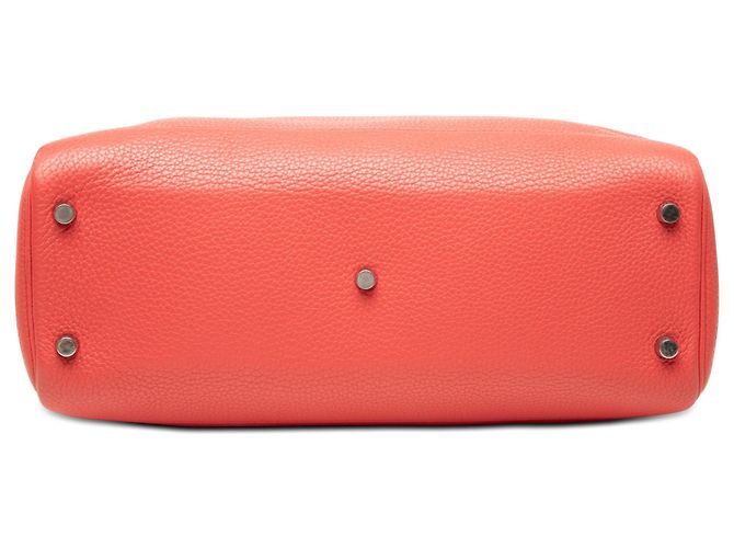 Hermès Orange Clemence Atlas 35 Rosso Arancione - vista 3