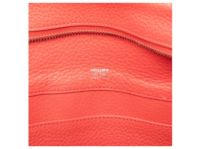 Hermès Orange Clemence Atlas 35 Rosso Arancione - vista 6