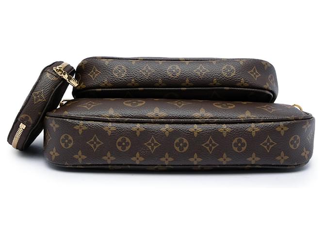 Louis Vuitton Marrone Monogram Multi Pochette Accessoires - vista 3