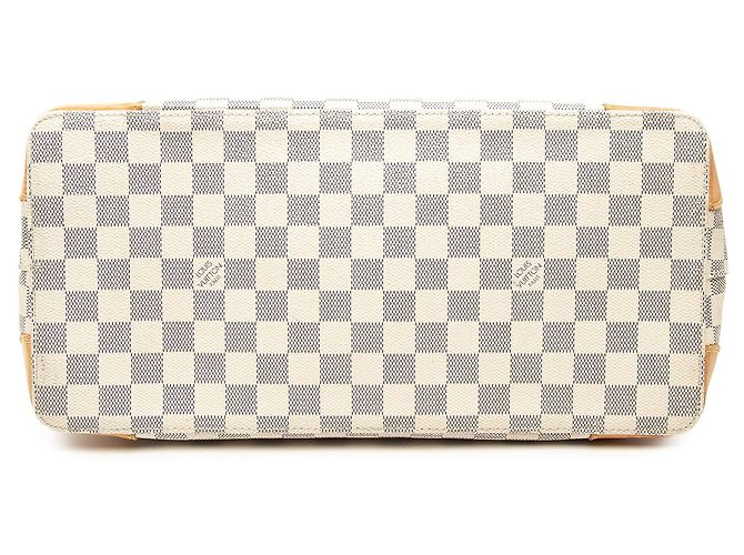Louis Vuitton White Damier Azur Hampstead MM Bianco - vista 3