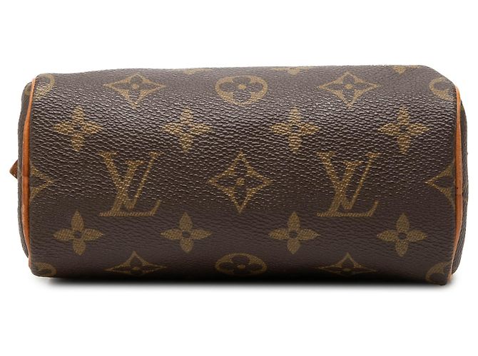 Louis Vuitton Brown Monogram Mini Speedy HL Marrom - vista 3