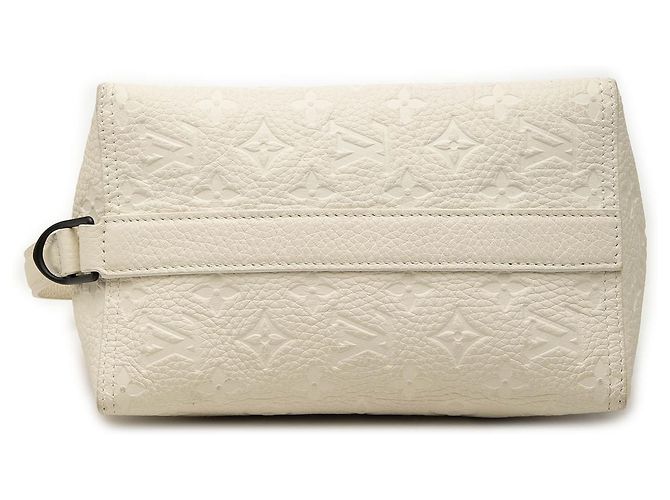 Borsa Messenger Triangle Monogram Empreinte Bianco Louis Vuitton - vista 3