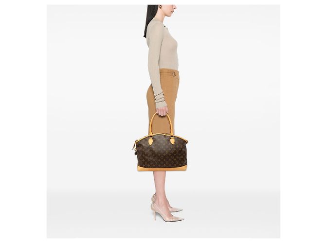 Louis Vuitton Braun Monogram Lockit Horizontal - Ansicht 9