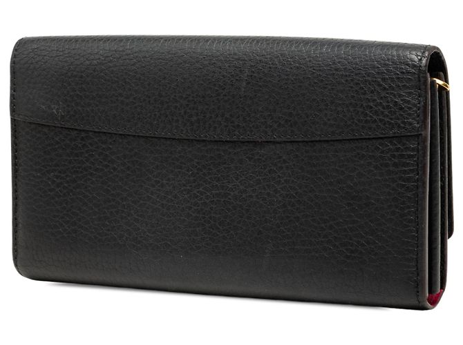 Portefeuille long Capucines en cuir Taurillon noir Louis Vuitton - vue 2