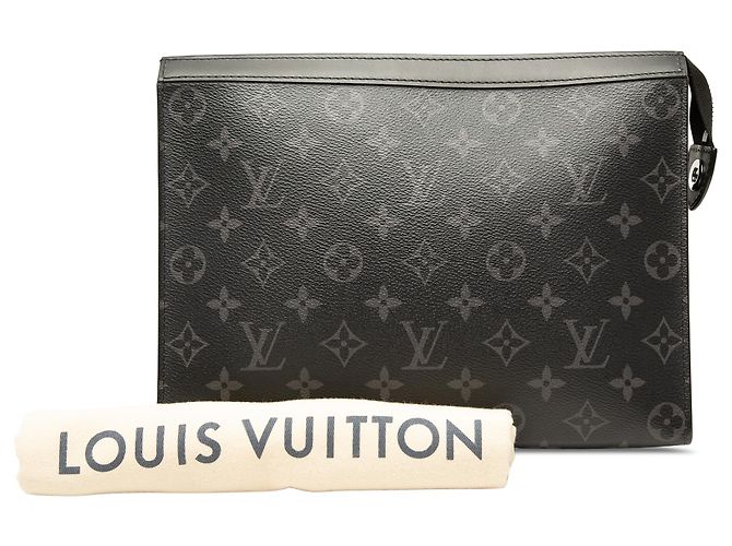 Louis Vuitton Pochette Voyage MM Monogram Eclipse Schwarz - Ansicht 7