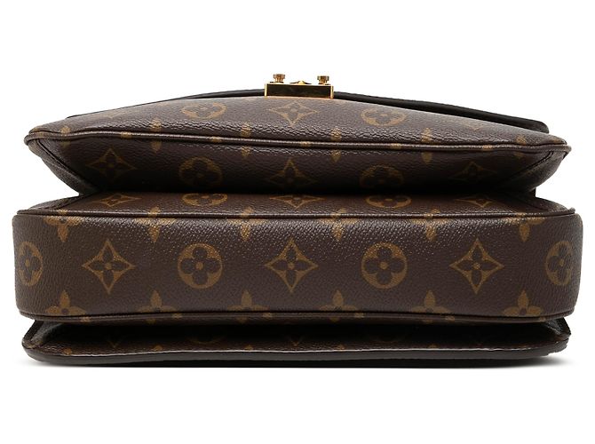 Louis Vuitton Marrone Monogram Pochette Metis - vista 3