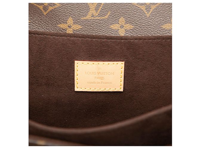 Louis Vuitton Marrone Monogram Pochette Metis - vista 5