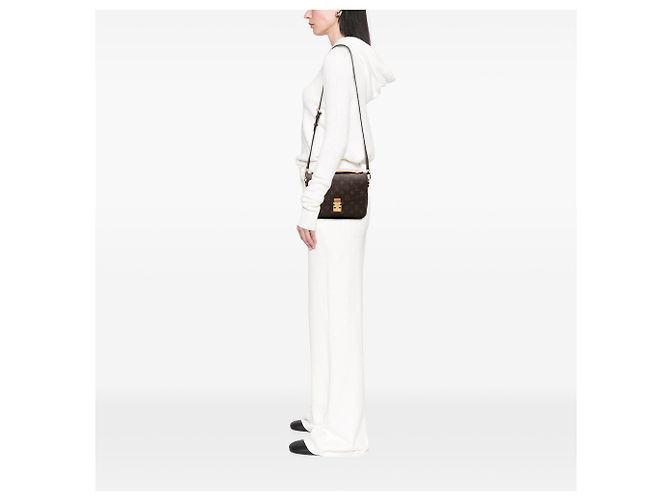 Louis Vuitton Marrone Monogram Pochette Metis - vista 6
