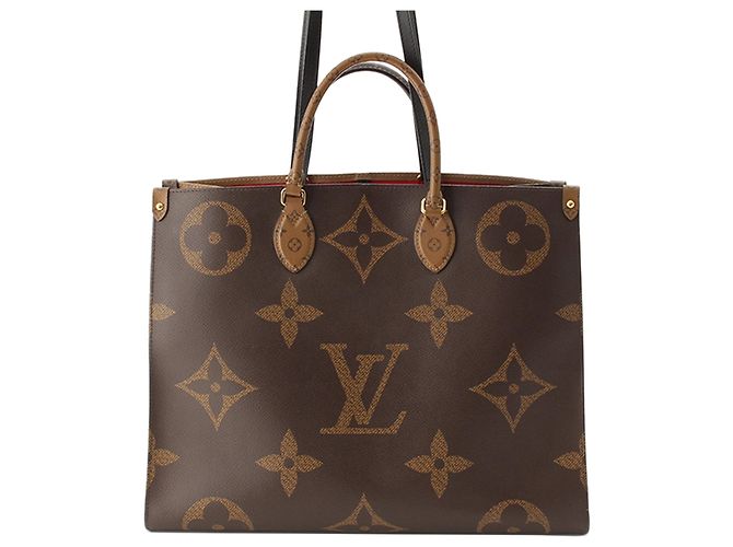 Louis Vuitton Marrone Monogram Reverse Giant OnTheGo GM - vista 2