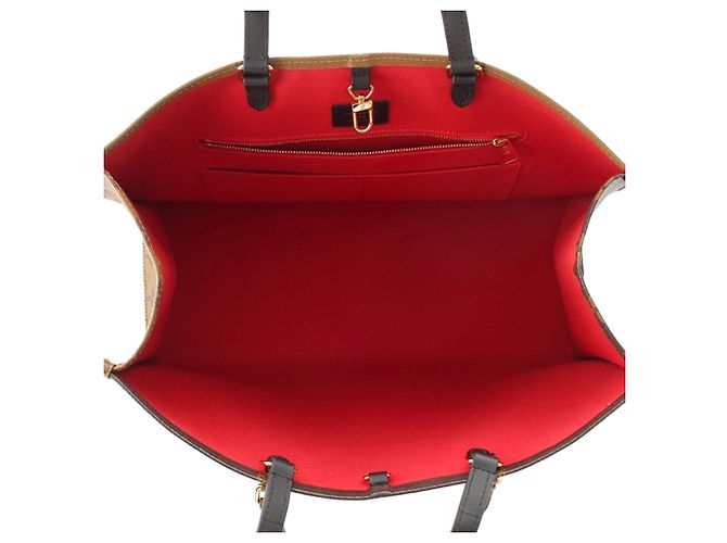 Louis Vuitton Marrone Monogram Reverse Giant OnTheGo GM - vista 7