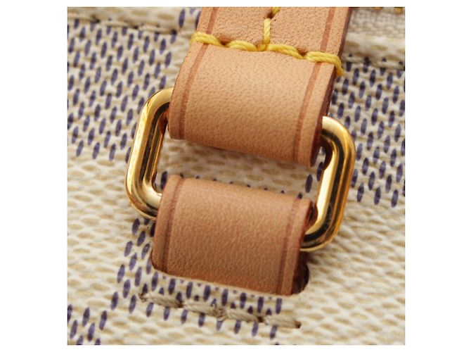 Louis Vuitton White Damier Azur Iena PM Bianco - vista 10