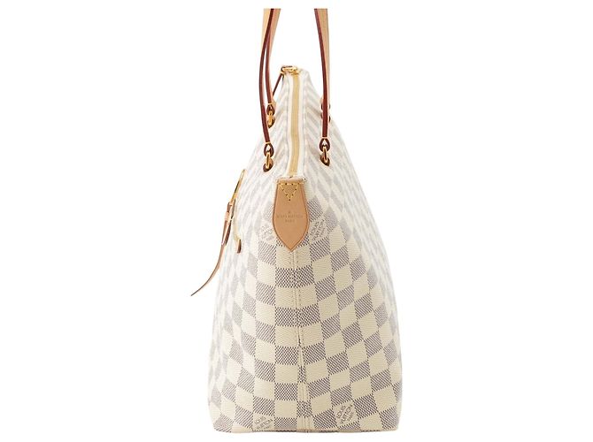 Louis Vuitton White Damier Azur Iena PM Bianco - vista 13
