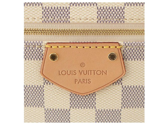 Louis Vuitton White Damier Azur Iena PM Bianco - vista 6