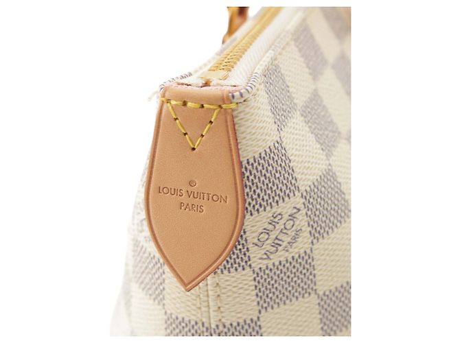 Louis Vuitton White Damier Azur Iena PM Bianco - vista 7