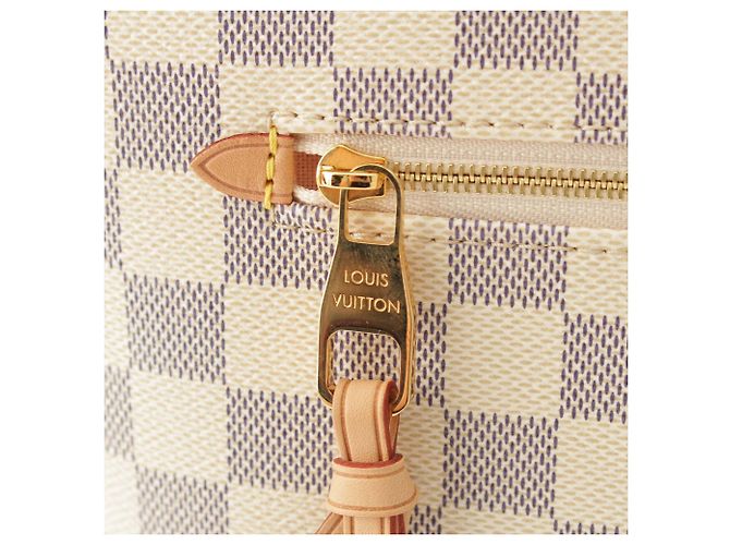 Louis Vuitton White Damier Azur Iena PM Bianco - vista 8