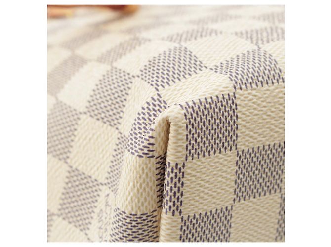 Louis Vuitton White Damier Azur Iena PM Bianco - vista 9