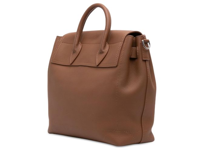 Louis Vuitton Steamer 30 in pelle di vitello LV Touch marrone - vista 2