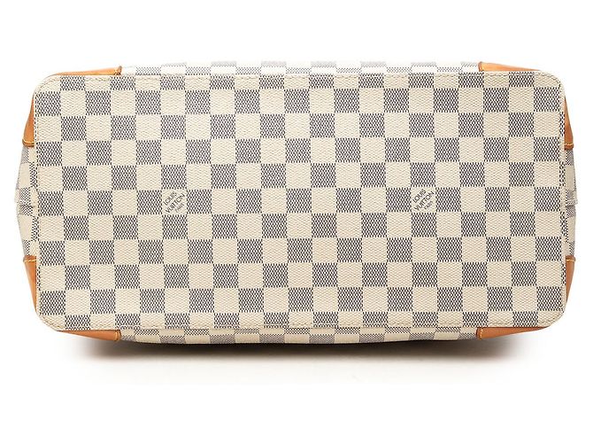 Louis Vuitton White Damier Azur Hampstead MM Bianco - vista 3