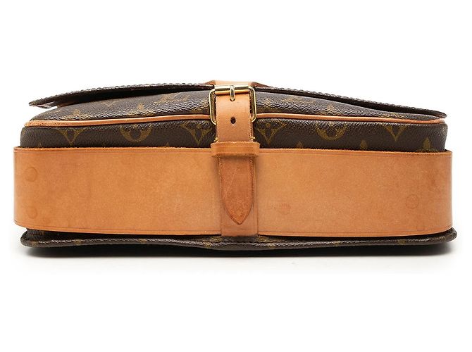 Louis Vuitton Marrone Monogram Cartouchiere GM - vista 3