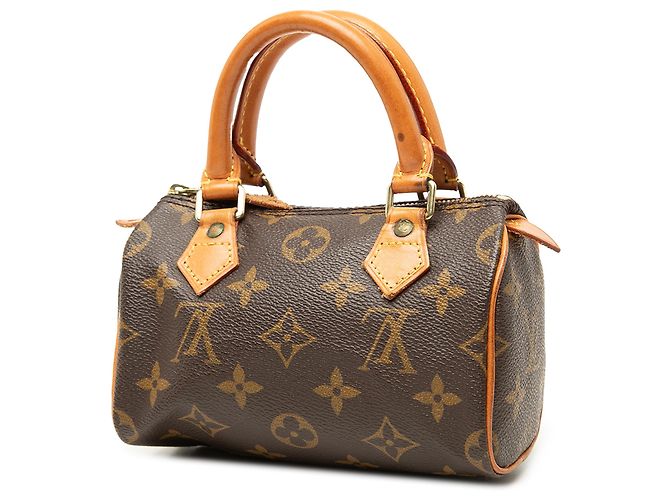 Louis Vuitton Brown Monogram Mini Speedy HL Marrom - vista 2